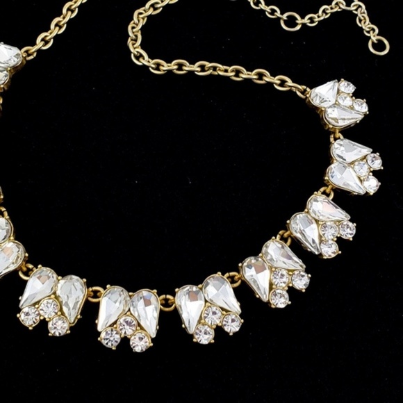 J. Crew Statement Necklace Rhinestones - Picture 3 of 8